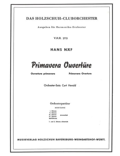 Primavera Ouvertüre